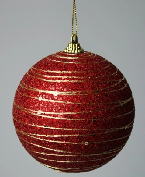 Bola Decorada Vm 10cm C/3 10cm C/3