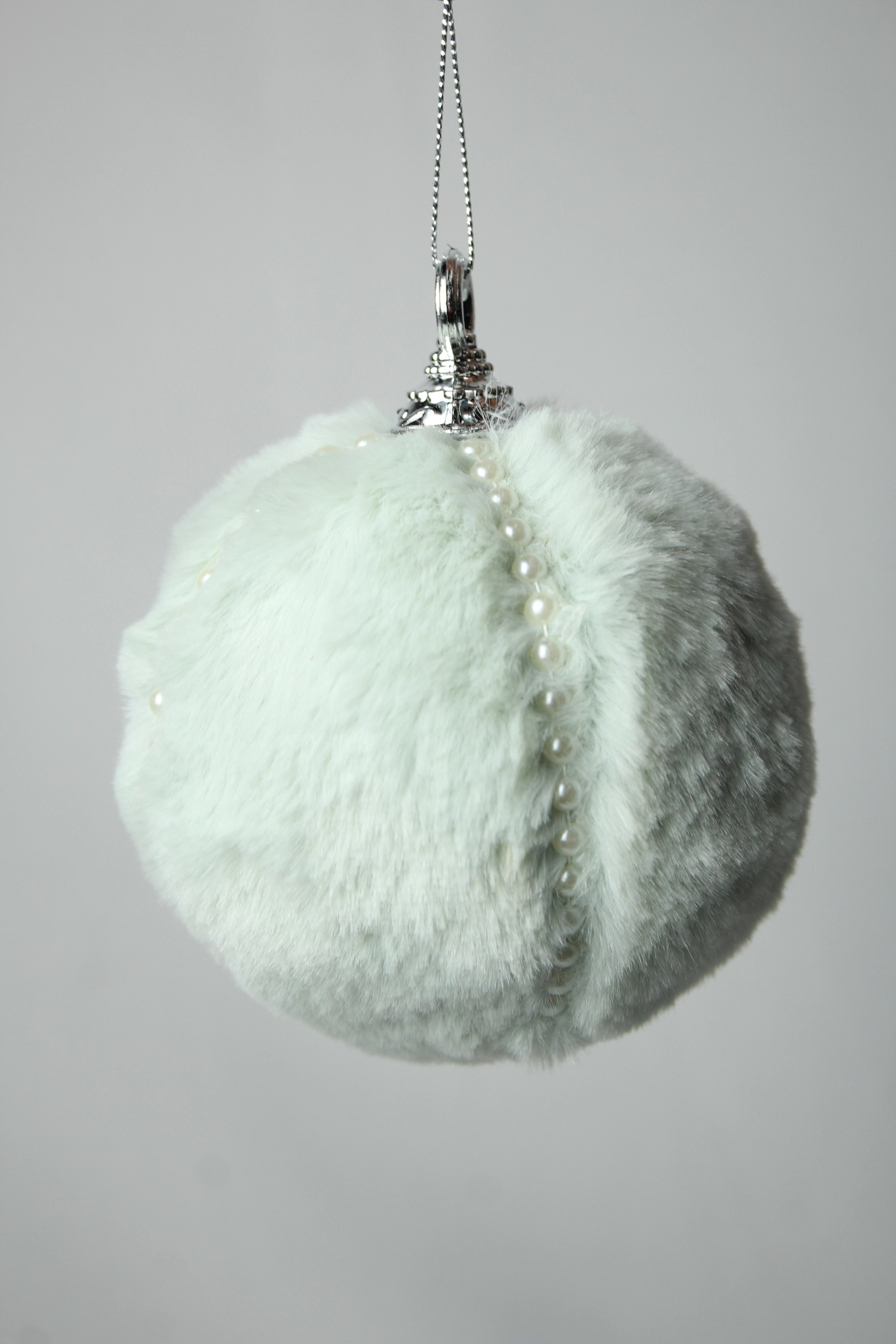 Bola Natal Verde 10cm 3un Bd712 Tok Da Casa