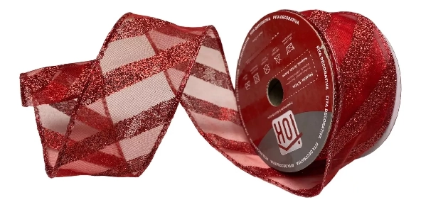 Fita Decorada Vm 6.3cm X 9.14m Ft661 Tok Da Casa