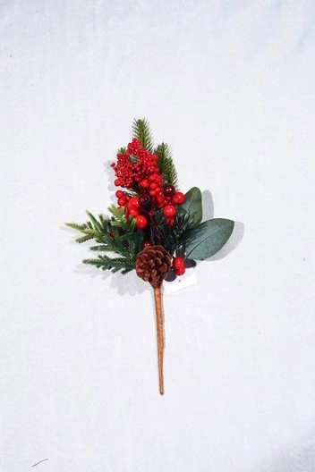 Galho Berry Vermelho 35cm En1159 Tok Da Casa