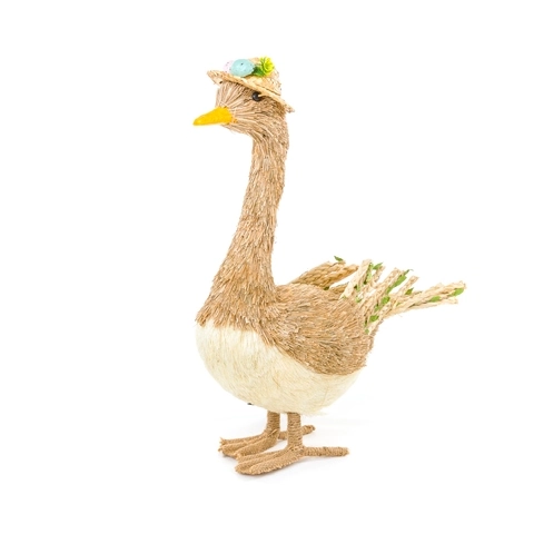 Pato Rustico 33cm Bc1508 Tok Da Casa