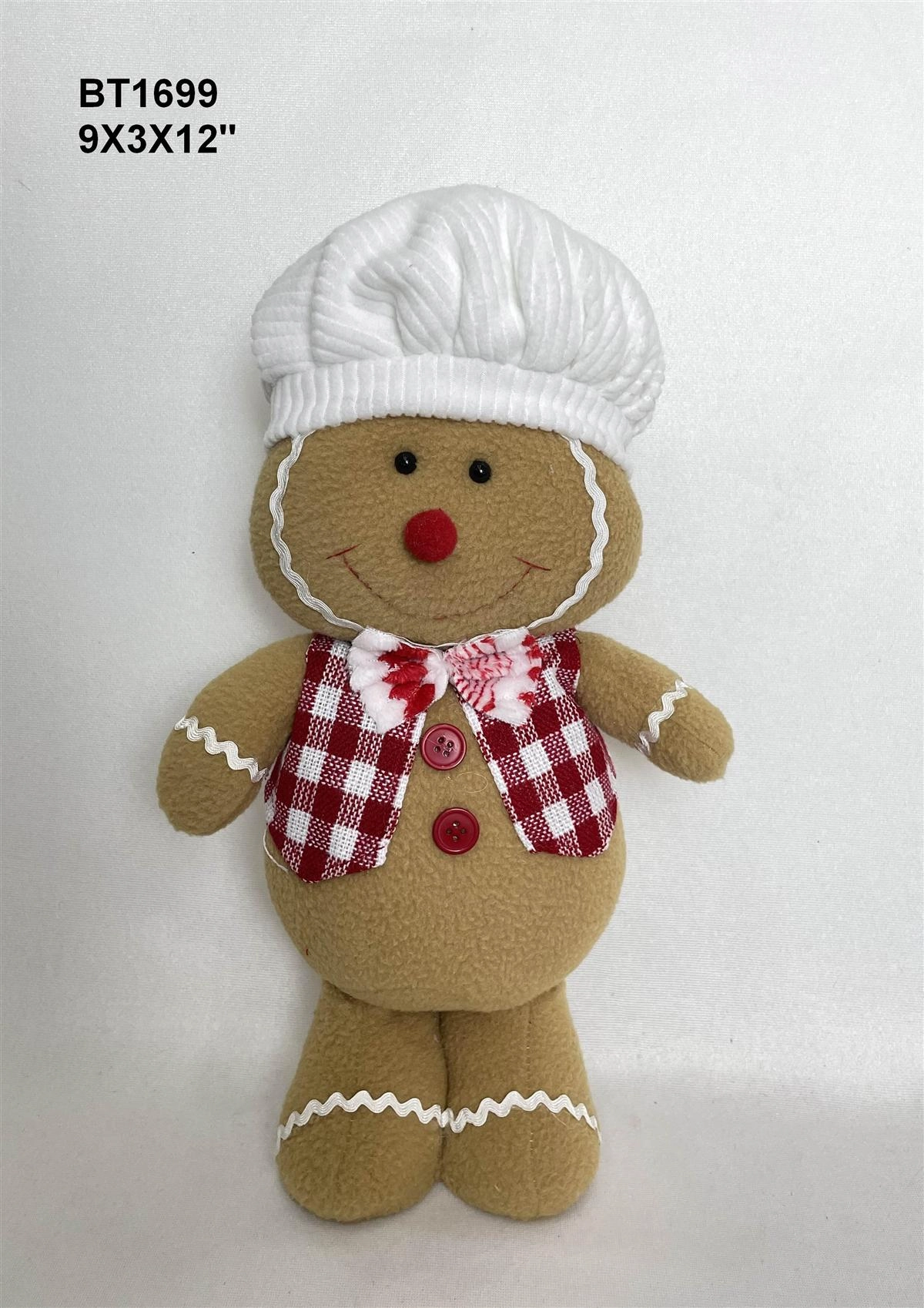 Boneco Gingeer Em Pe Vmbr 22x7x30cm Bt1699 Tok Da Casa