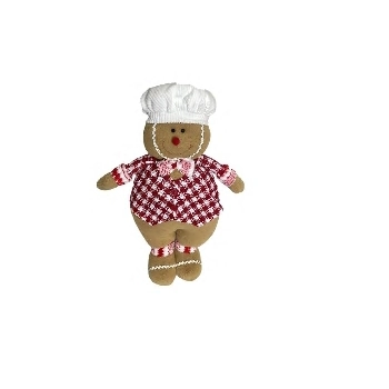 Papai Noel Em Pe Baker Vm Br 27x10x45cm Bt1701 Tok Da Casa