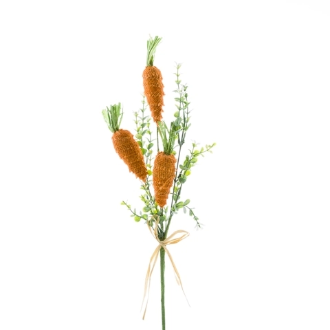 Galho Cenouras Laranja 45cm Ce044 Tok Da Casa