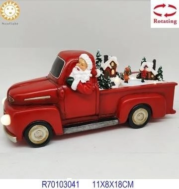 Caminhonete Noel Cled E Movimento Vm 3aa 12x11x27cm Dg1430tok Da Casa