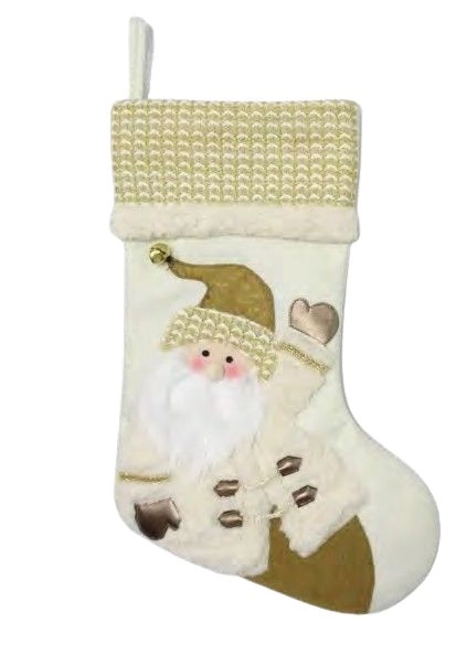 Meia Papai Noel Honey Br Do 50cm Bt2001 Tok Da Casa
