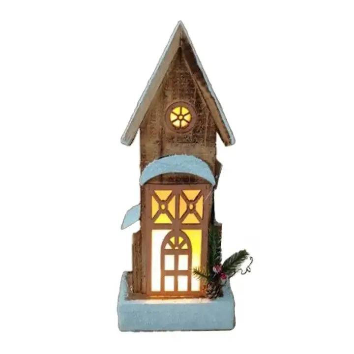 Casinha Nevada Led 23cm Ca088 Tok Da Casa