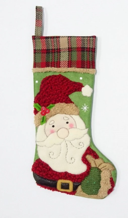 Meia Papai Noel Fantasy Vmvd 48cm Bt2018 Tok Da Casa