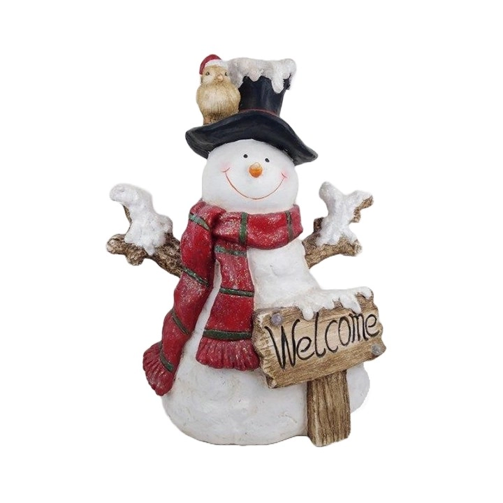 Boneco De Neve Br Vm 49x22x37cm Dg2011 Tok Da Casa