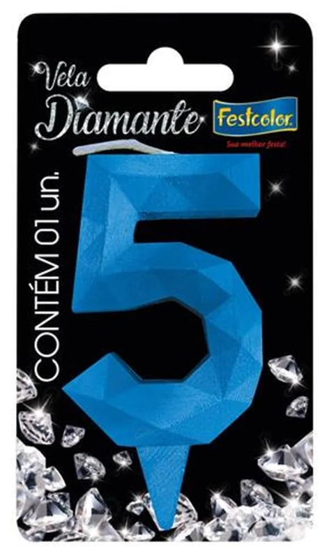 Vela Diamante Azul N 5 Fes