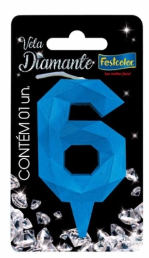 Vela Diamante Azul N 6 Fes