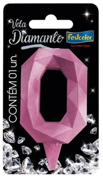 Vela Diamante Rosa N 0 Fes