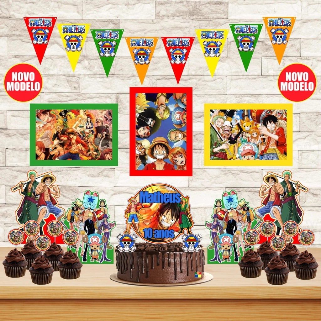 Kit Decorativo One Piece Cod 110087 Fest