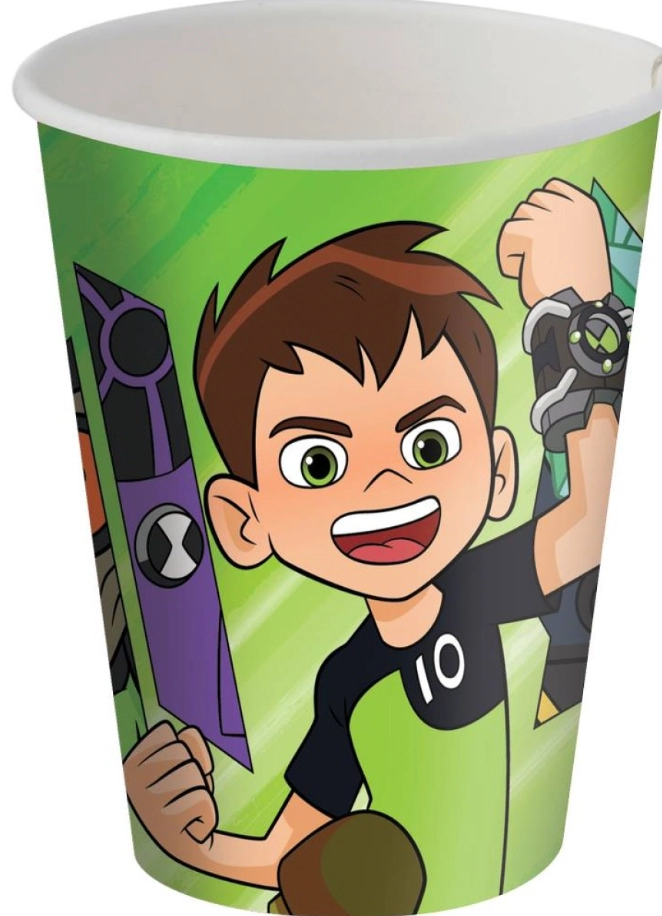 Copo Papel 200ml Ben 10 C/8un