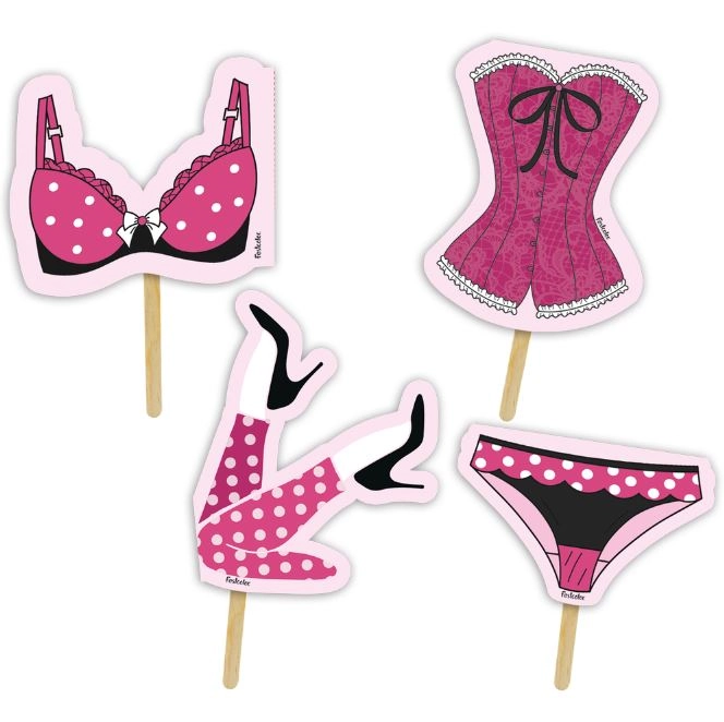 Bandeirinha Para Docinho Festa Chá De Lingerie Festcolor 8un
