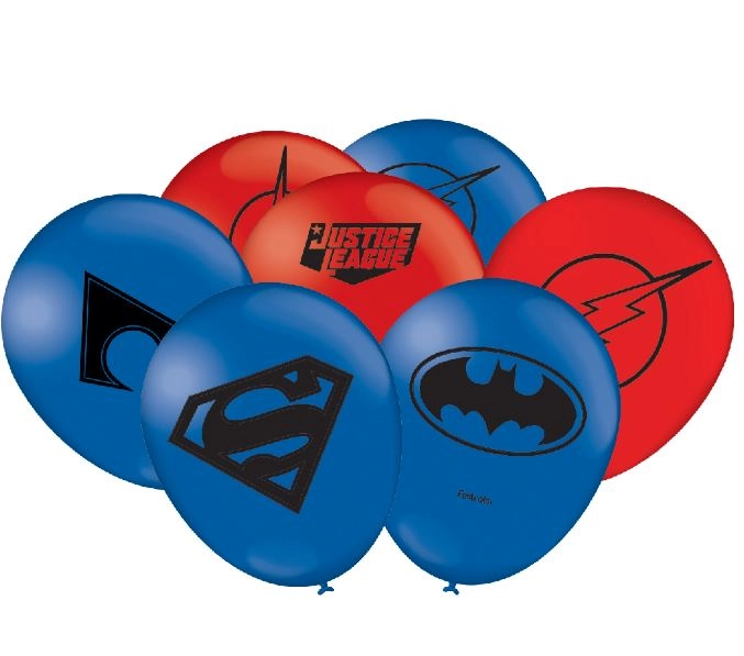 Balao Especial Liga Da Justica New C/25 Festcolor