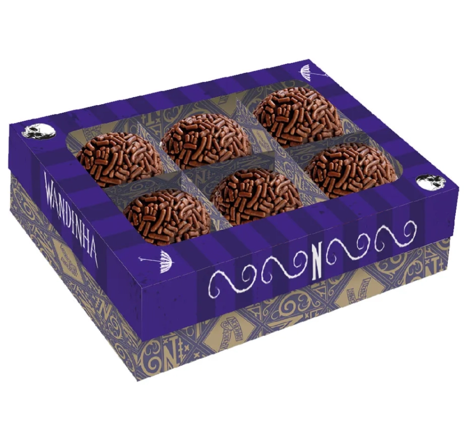 Cx 6 Bombons Wandinha 6un 111233 Festcolor