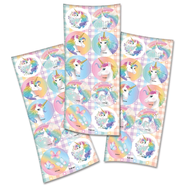 Adesivo Unicornio New C/30 Festcolor