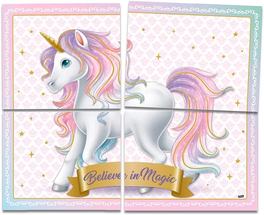 Quadro Decorativo Unicornio New C/4 Festcolor