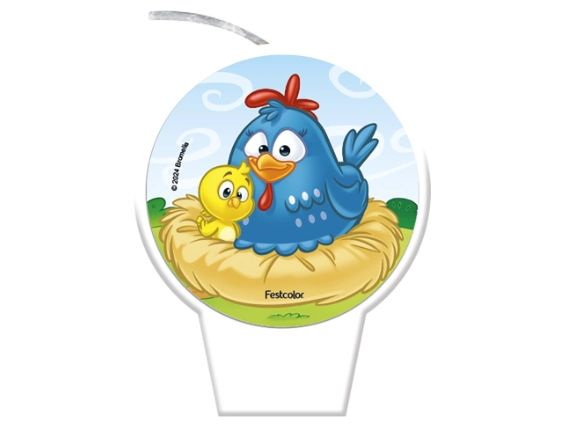 Vela Plana Galinha Pintadinha 2018 New Festcolor