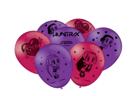 Balao Imp Especial Guerreiras Do Kpop Huntrix C/25un N9 Festcolor