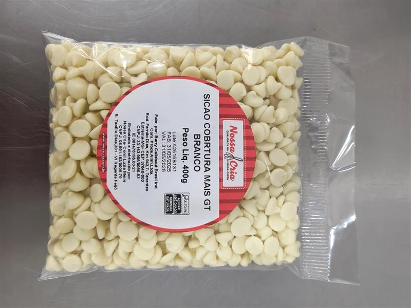 Sicao Cobertura Mais Gt Branco 400g Nossa Cria