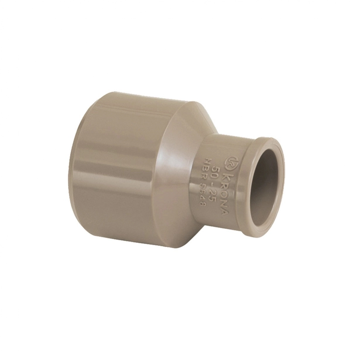 Kit 25 Bucha Redução Longa Soldável P/ Água 50x25mm- Krona