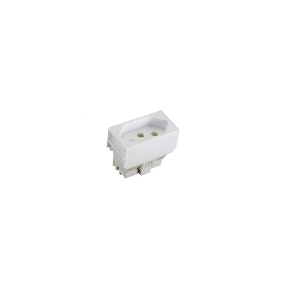 Kit 2 Tomada Elétrica Branca Bloco 10a Lev - Ilumi