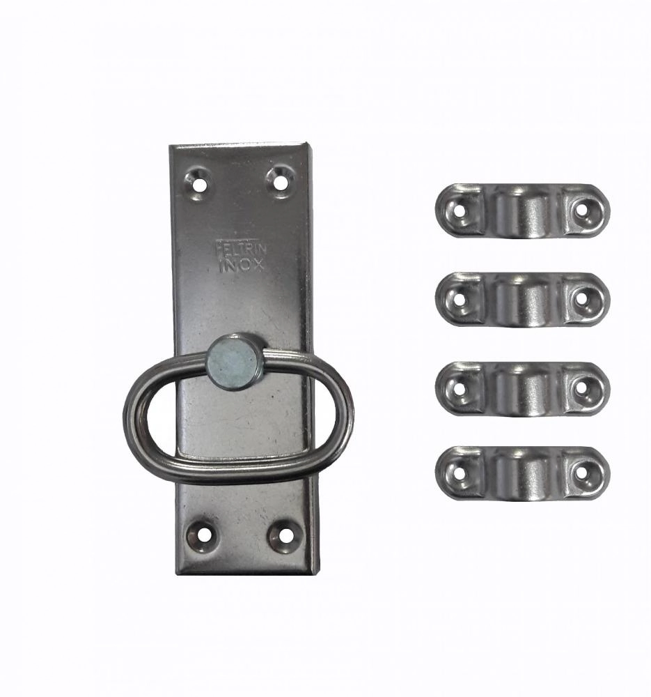 Kit 5 Cremona Inox + 5 Vara P/ Cremona Inox 1,10m - Feltrin