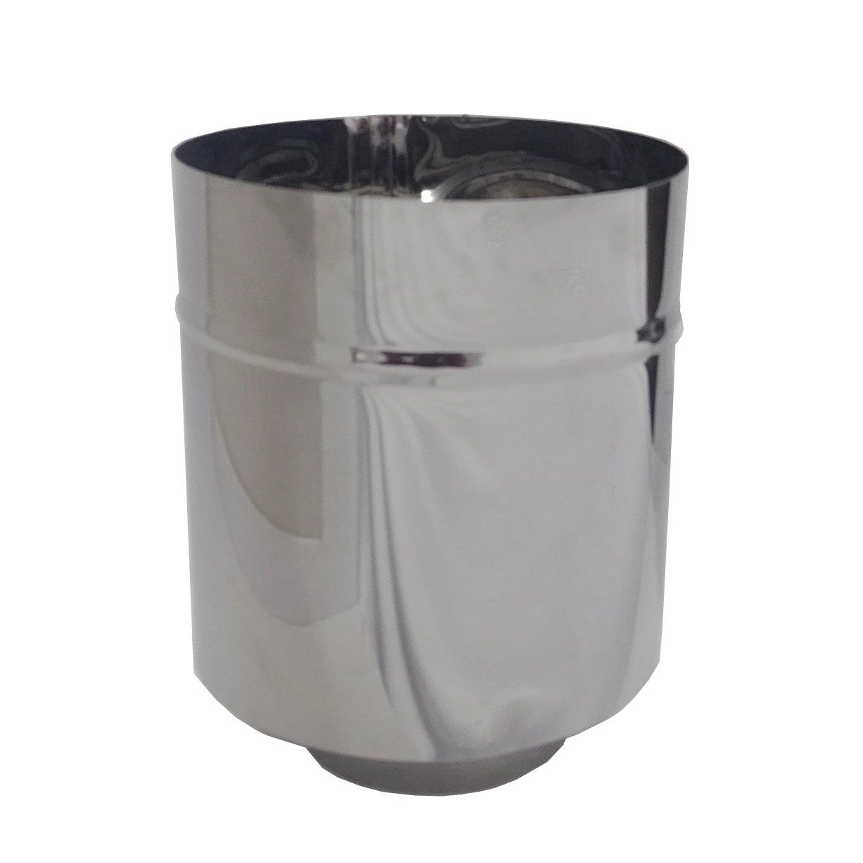 Chapéu Chaminé Canhão Sputinik Inox 150mm - Volpato, Tamanho: 150mm