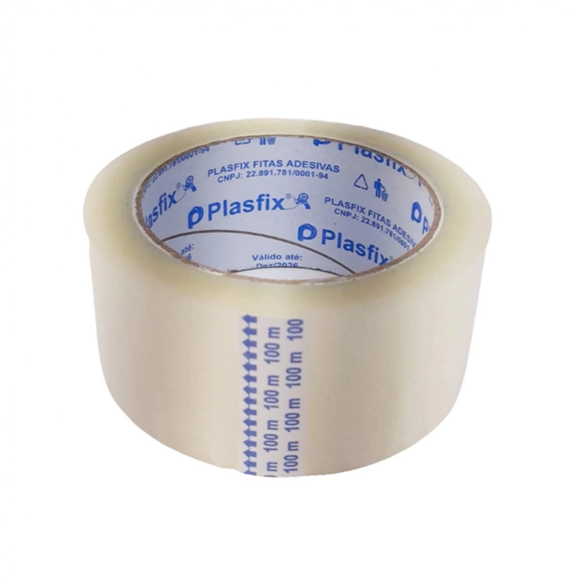 Kit 6 Fita Adesiva Acrílica Transparente 48mm X 100m