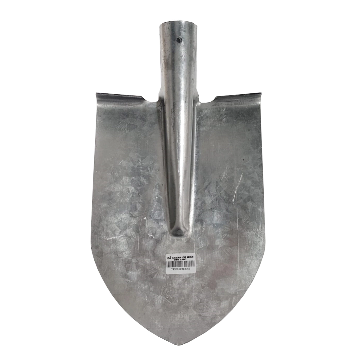 Kit 3 Pá Cavar De Bico Galvanizada + Cabo Madeira 1,20m