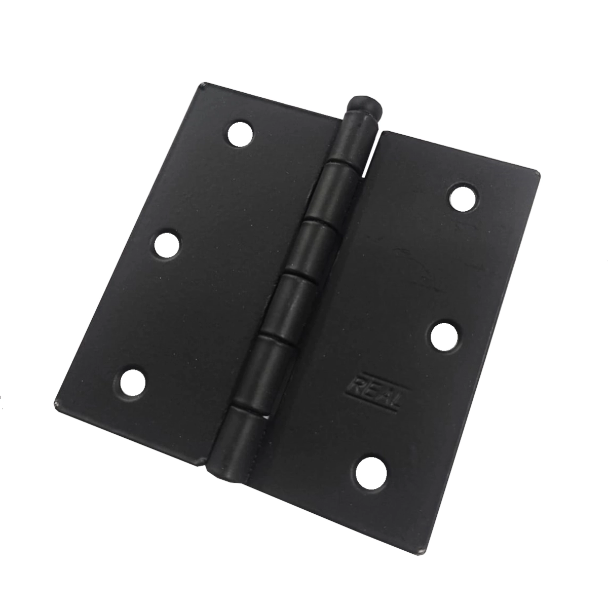 Kit 12 Dobradiça Preta Porta / Janela Pino Solto Real 3 X3"