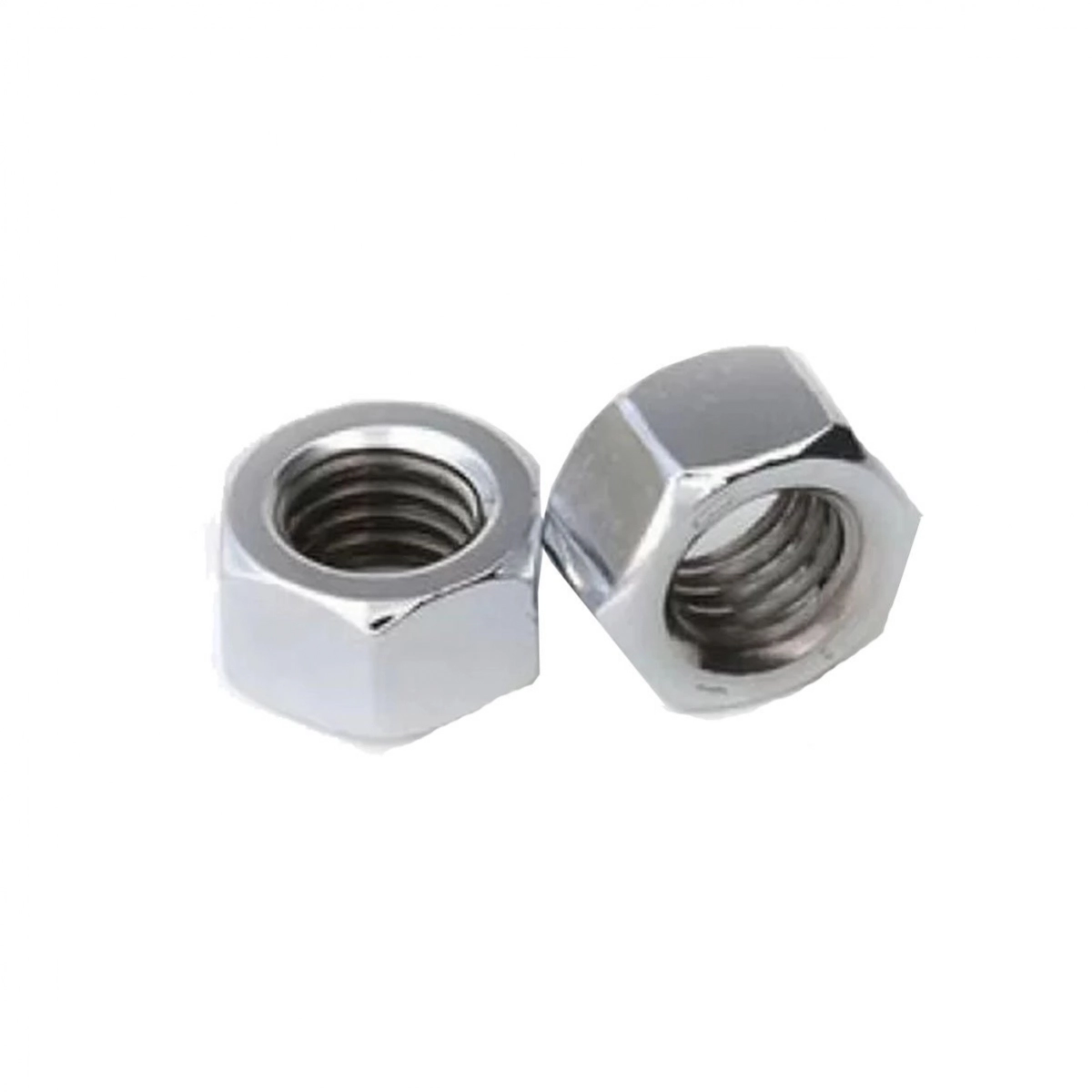 Kit 50 Porca Torneada Sextavada Zincada 3/8" - Mister