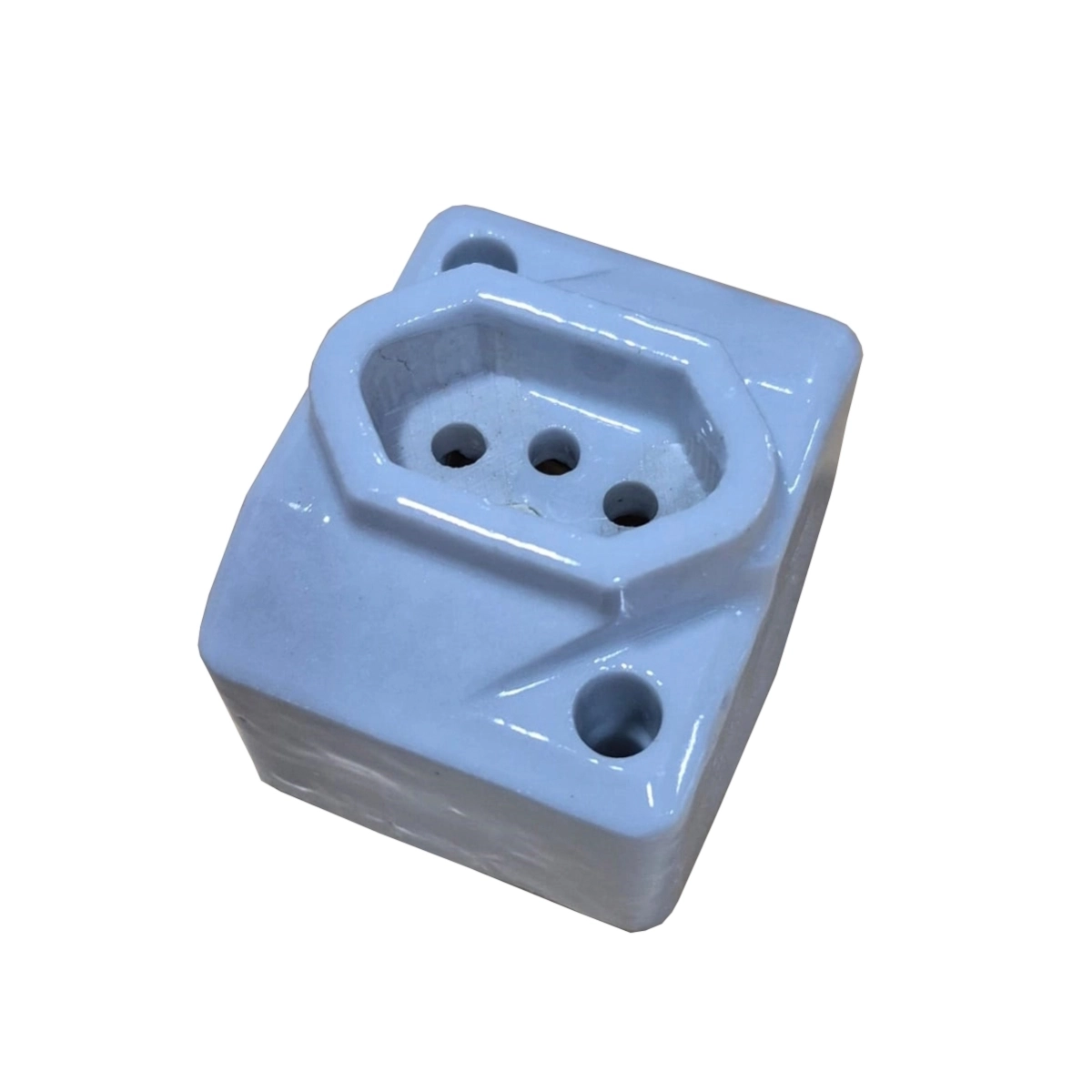 Kit 5 Tomada Industrial Sobrepor Porcelana 25a - Foxlux