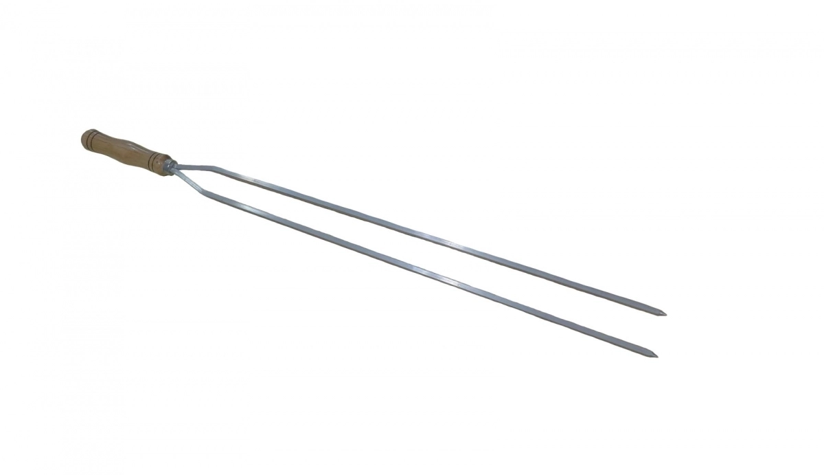 Kit 4 Espetos Duplo De Aluminio 85cm - Volpato