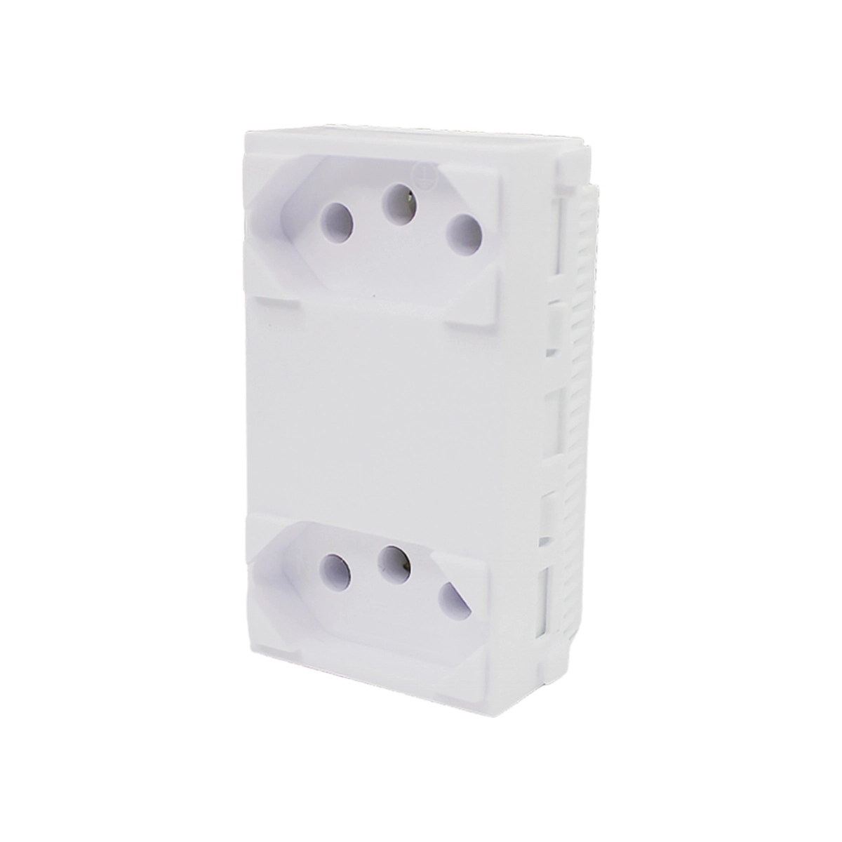 Kit 2 Tomada Dupla Separadas Monobloco Branco 10a Módulo I9