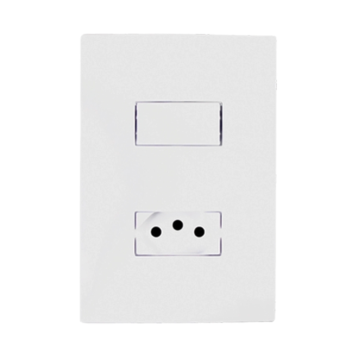 Kit 2 Interruptor 1 Tecla Paralelo E Tomada Bco 10a - I9