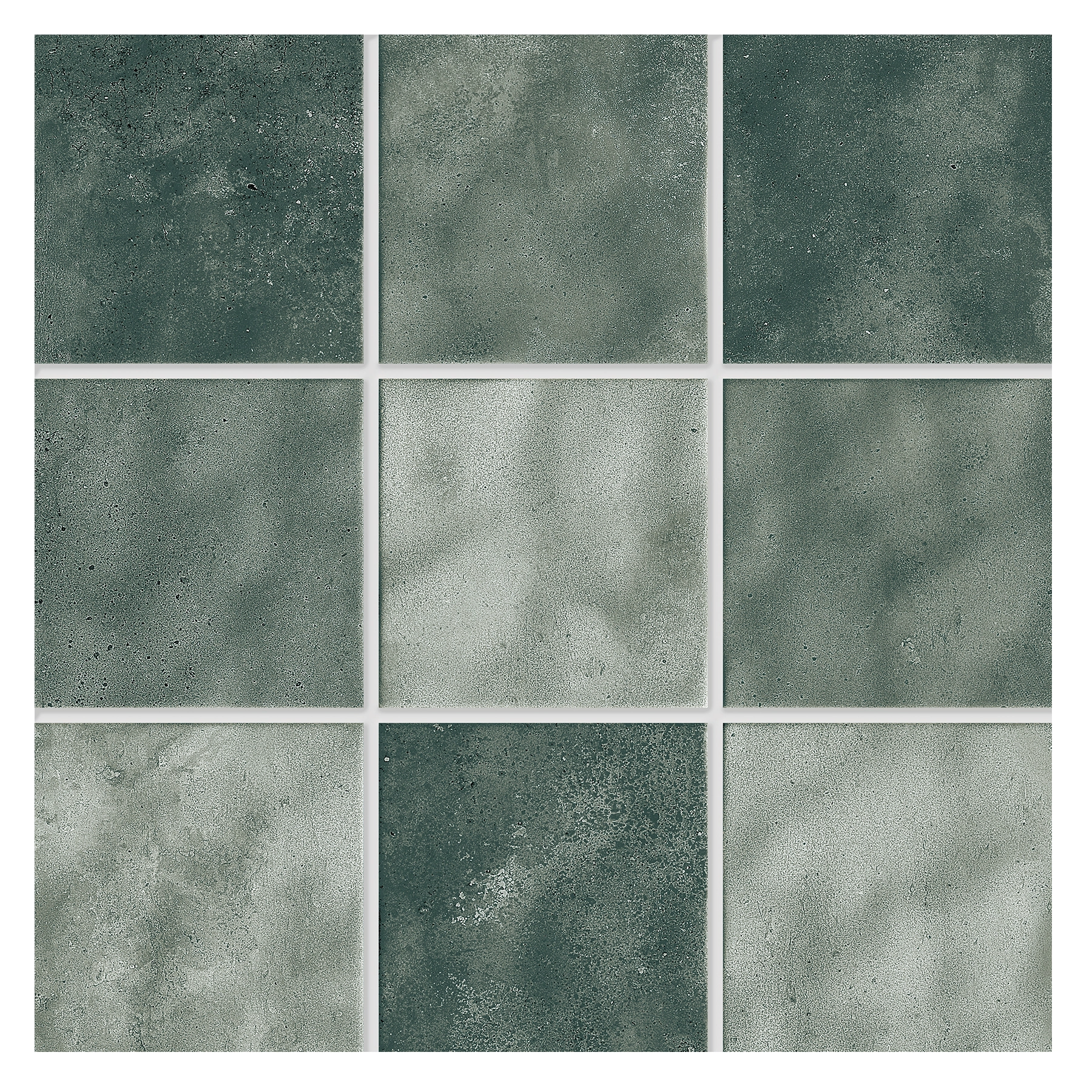 Piso Cerâmico Pastilhado Brilhante Borda Arredondada Externo 34x34cm PPF34020 Incefra
