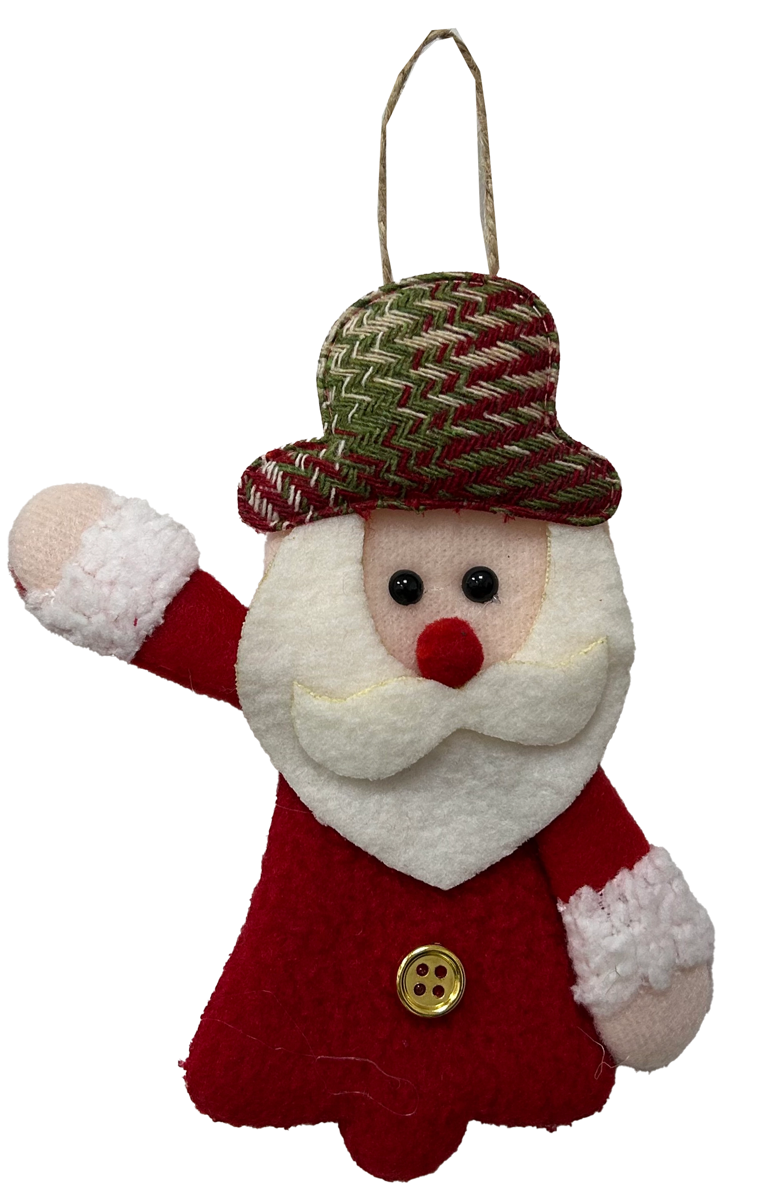 Enfeite Natal Pendurar Boneco Sino 8x13cm Wfh2962 Rio Master