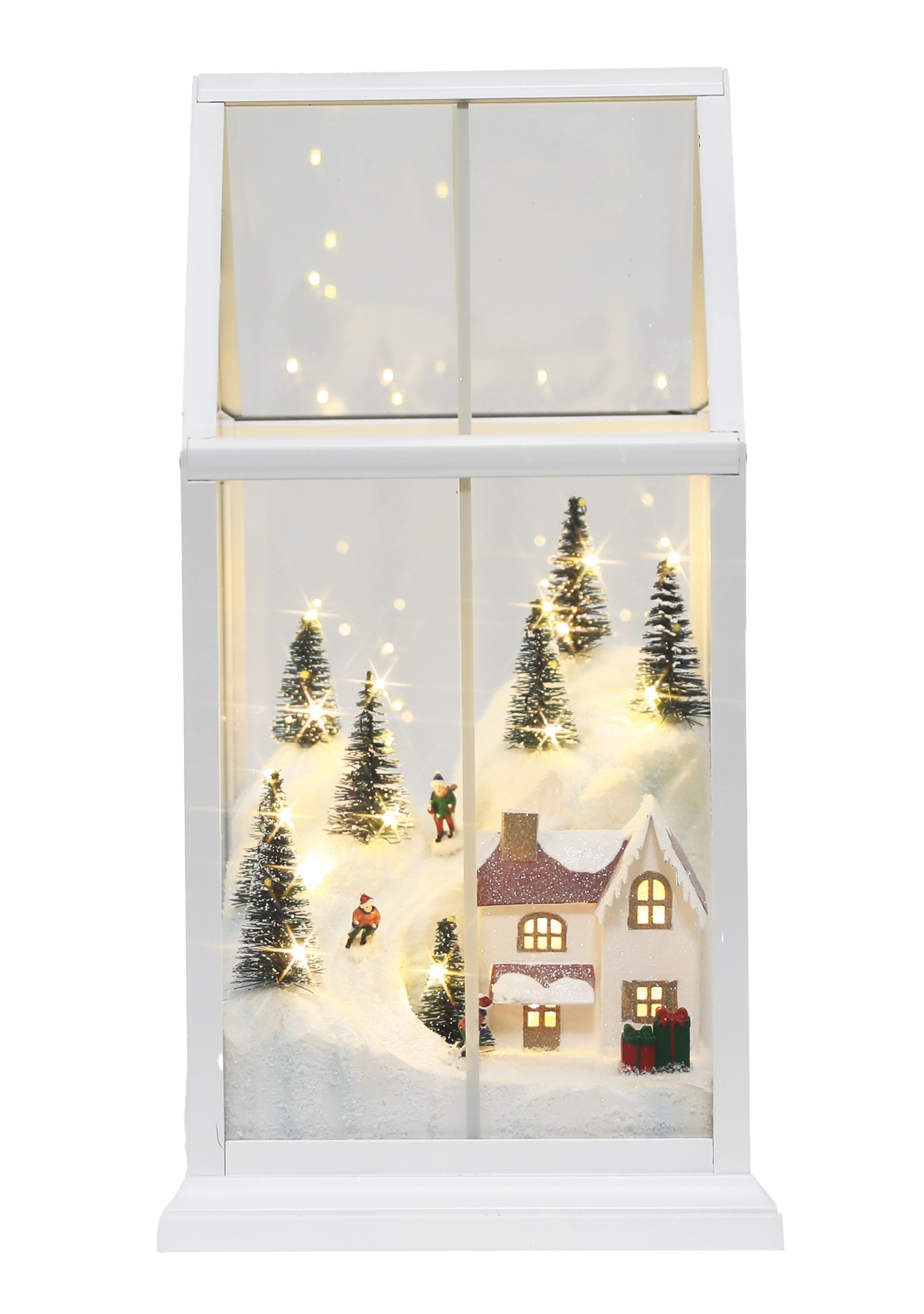 Enfeite Natal Lamparina Led 18x15x33cm Xtx3734 Rio Master
