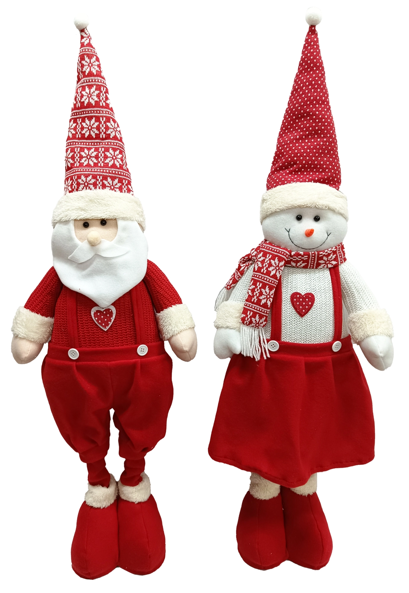 Enfeite Natal Boneco Perna Mole Vermelho 100cm Xts3953 Rio Master