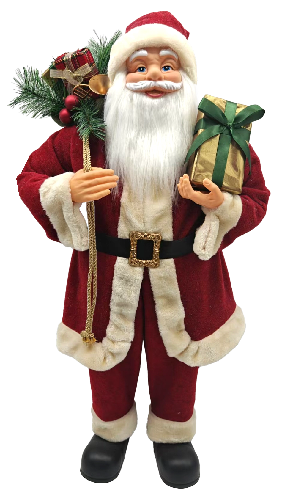 Papai Noel Saco Presente Vermelho 40x26x90cm Tlj4444 Rio Master