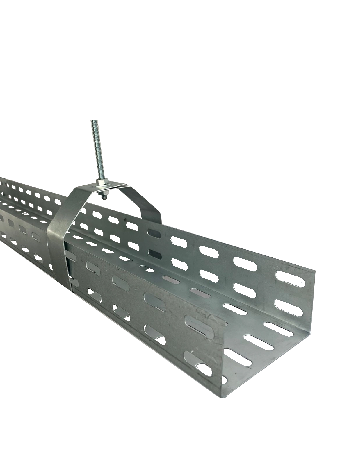 Eletrocalha perfurada tipo u 200x50x3000mm #24 pz seb brasil