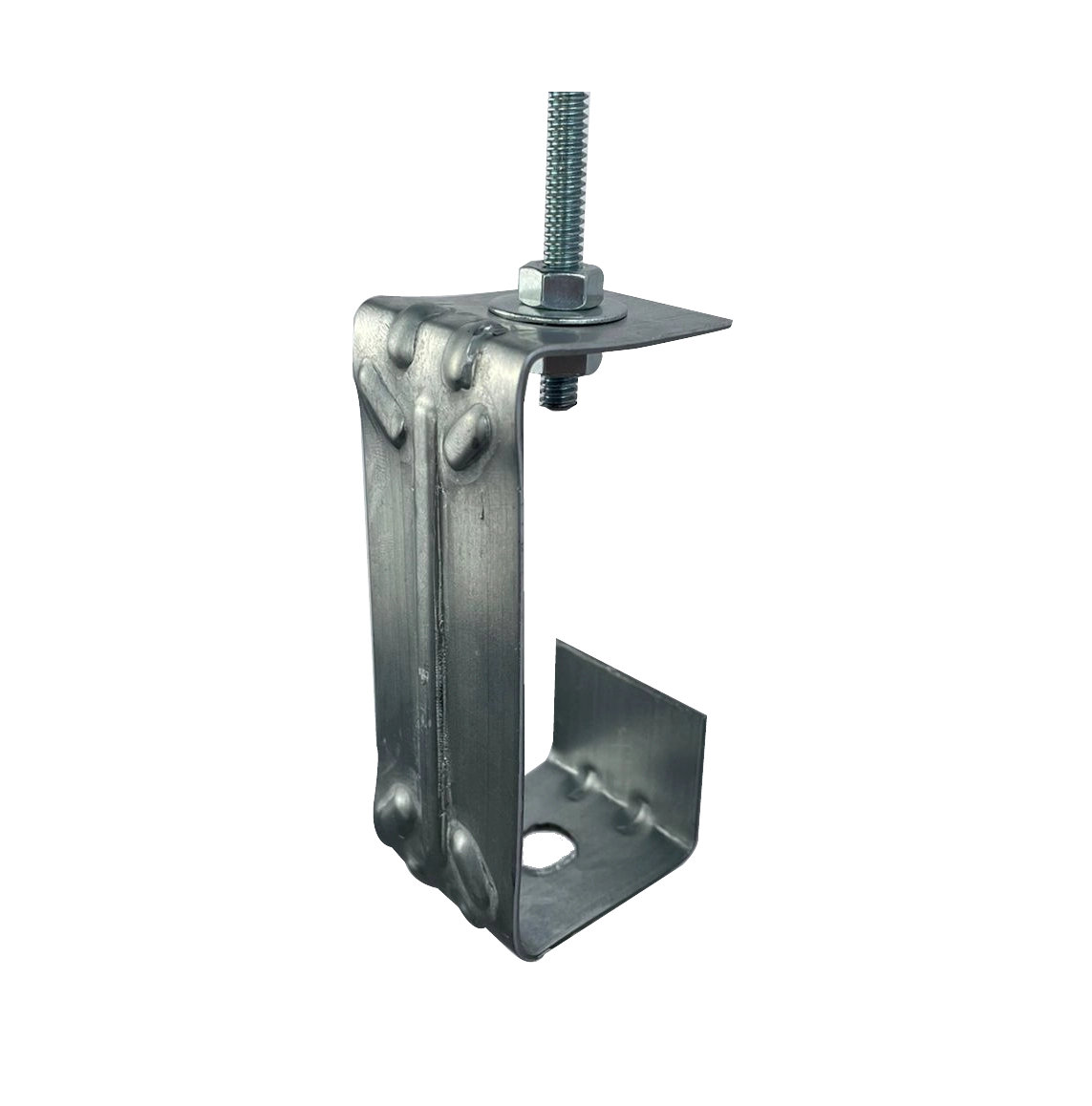 Gancho curto perfilado 38x38mm aço Zincado Seb Brasil