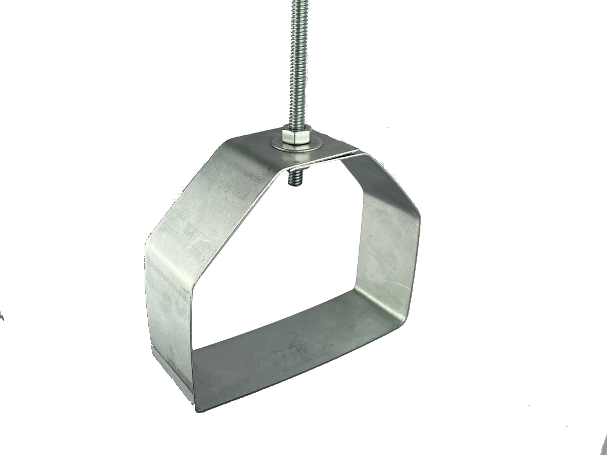 Gancho vertical eletrocalha 50x50mm aço Zincado seb Brasil