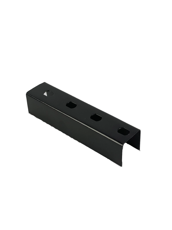 Junção interna " i " perfilado 38x38mm Cor preta Seb Brasil