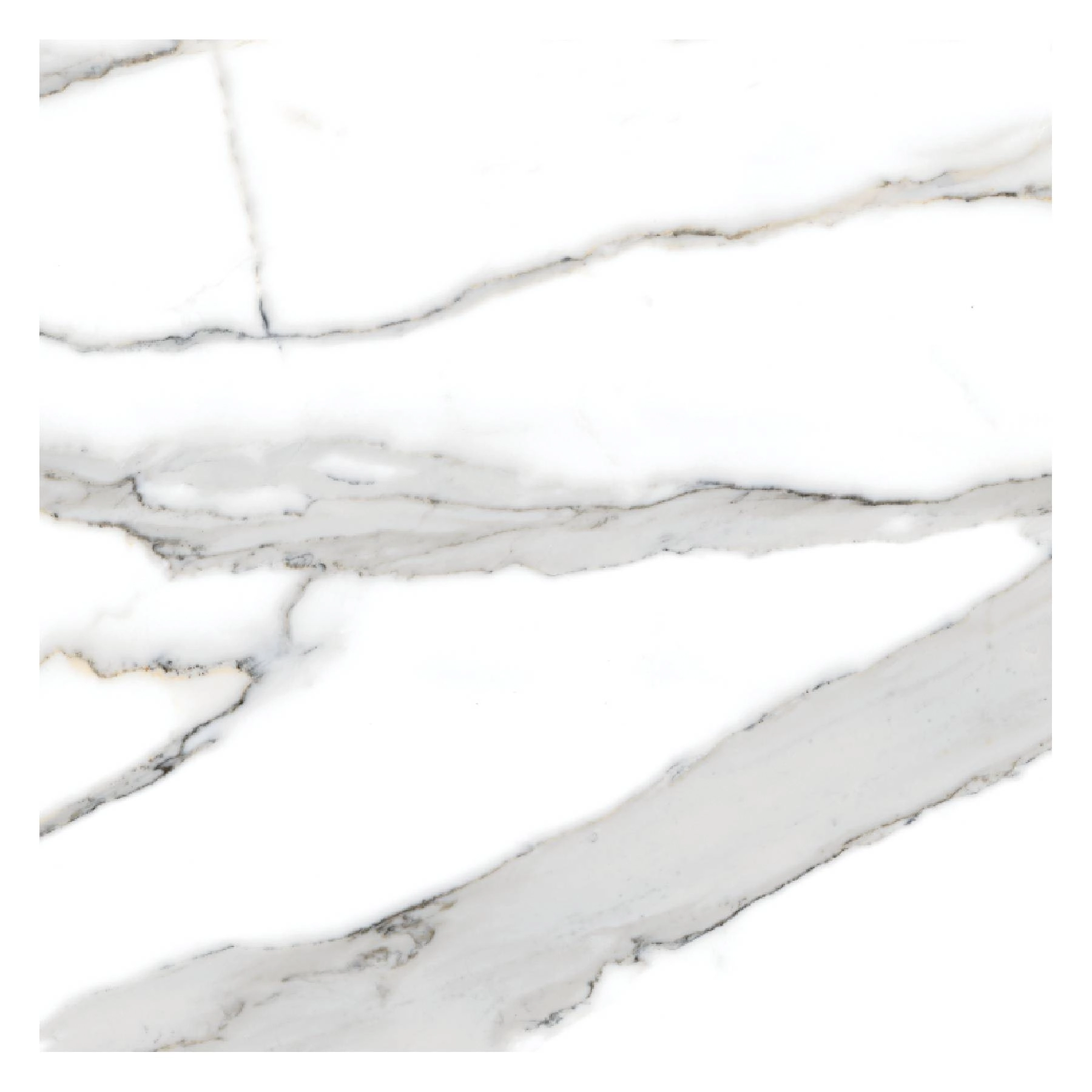 Piso Cerâmico Marmorizado Brilhante Borda Arredondada Interno 58x58cm PSI-66930 Incenor