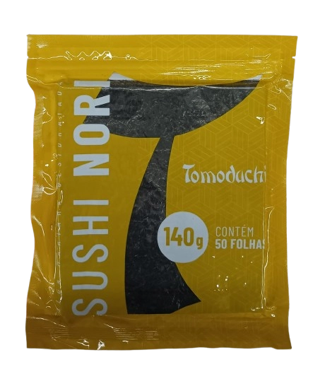 Alga Yakinori 140g 50 Folhas Tomodachi