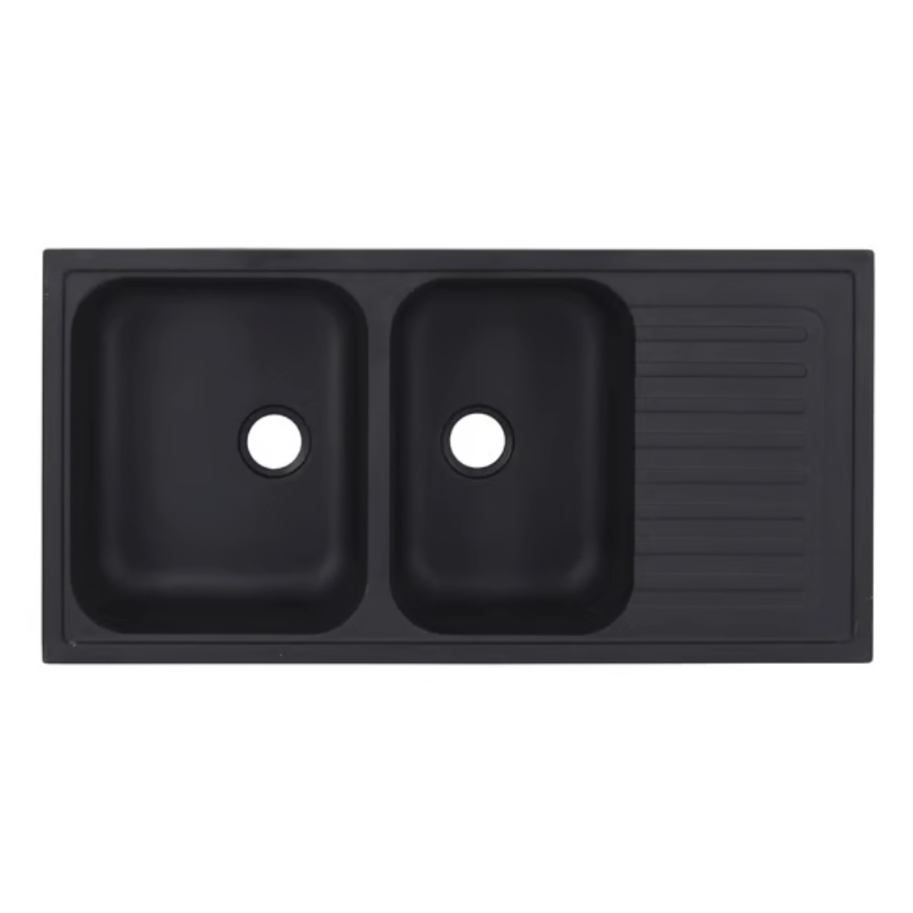 Cuba para Cozinha de Sobrepor 100x50x16 Preto Corso